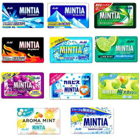 ミンティア アソートメント 0.2オンス 11種類 国産タブレットキャンディ アサヒグループ食品 忍法 Mintia Assortment 0.2oz 11Types Japanese Tablet Candy Asahi Group Foods Ninjapo