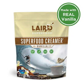 Laird スーパーフード 乳製品不使用 コーヒー クリーマー バニラ 8オンス Laird Superfood Non-Dairy Coffee Creamer Vanilla 8oz