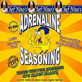 Chef Nino's Adrenaline Cajun Seasoning, 8 Ounce Canister