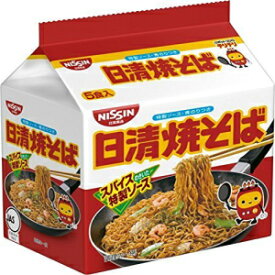 日清焼きそば ソース味 5個入り 3.5oz 袋タイプ インスタントヌードル 焼きそばセット 日清忍法 Nissin Fried Noodles Source Taste 5pcs 3.5oz Bag Type Japanese Instant Noodle Yakisoba Set Nissin Ninjapo