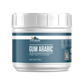 Earthborn Elements Gum Arabic (1.25 lb), Acacia, Multitude of Uses, Resealable Tub