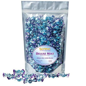 Glitterati DELUXE MINT - 有名なミニチュア ハード キャンディー (400 カラット パウチ) Glitterati DELUXE MINT - Famous Miniature Hard Candies (400 Ct. Pouch)