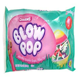 詰め合わせフレーバーイースターブローポップバブルガム入りロリポップバスケット詰め物用、11.5オンス Assorted Flavor Easter Blow Pops Bubble Gum Filled Lollipops for Basket Stuffers, 11.5 Ounce