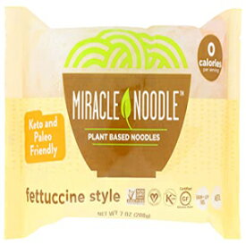 ミラクル ヌードル フェットチーニ ヌードル、7 オンス Miracle Noodle Fettuccini Noodle, 7 Ounce