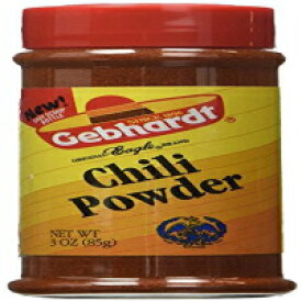 ゲプハルト チリパウダー 3.0オンス (12個パック) Gebhardt Chili Powder 3.0 OZ (Pack of 12)