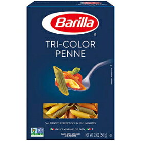 Barilla 三色パスタ、ペンネ、12 オンス (16 個パック) Barilla Tri-Color Pasta, Penne, 12 Ounce (Pack of 16)