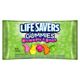 ライフセイバーズ グミ バニーと卵 9オンス ライフセーバーズ イースターキャンディ (2袋パック) Lifesavers Gummies Bunnies and Eggs 9 Oz Life Savers Easter Candy (Pack of 2 Bags)