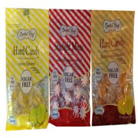 Coastal Bay シュガーフリー ハード キャンディ 3 個セット バラエティ バンドル Coastal Bay Sugar Free Hard Candy 3-Piece Variety Bundle