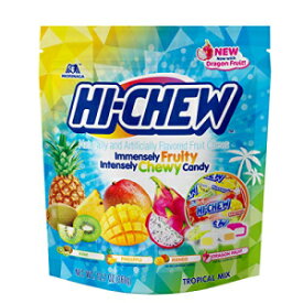 ハイチュウ センセーショナルな噛み応えのあるフルーツキャンディ、トロピカルミックス、12.7オンス、4個入 Hi-Chew Sensationally Chewy Fruit Candy, Tropical Mix, 12.7 Ounce, 4 Count