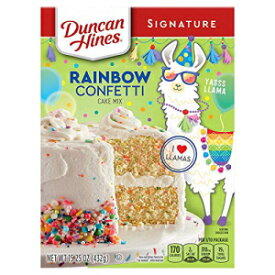 ダンカン・ハインズ シグネチャー コンフェッティ ケーキ ミックス 15.25 オンス - 2 パック Duncan Hines Signature Confetti Cake Mix 15.25 Ounce - 2 Pack