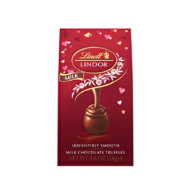 リンツ バレンタイン ミルクチョコレートトリュフ ミニバッグ(トリュフ2個入) 24袋 Lindt Valentine Milk Chocolate Truffles Mini Bag (2 Truffles), 24 bags