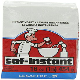 SAF-INSTANT YEAST RED LABEL SINGLE 1 lb (16oz) PACKAGE