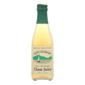 Bar Harbor ピュアクラムジュース、8液量オンス (12個パック) Bar Harbor Pure Clam Juice, 8 Fl Oz (Pack of 12)