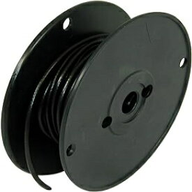 George L's 155 ゲージ計器ケーブル ロール (ブラック、50 フィート) George L's 155 Guage Instrument Cable Roll (Black, 50 Foot)