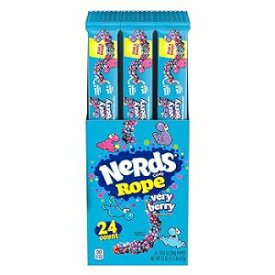 24 Count, Very Berry, Nerds Rope Candy, Very Berry, 0.92 Ounce Ropes (Pack of 24)