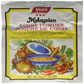 Yeo's マレーシアカレーパウダー、1.76オンス Yeo's Malaysian Curry Powder, 1.76 Ounces