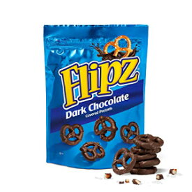 Flipz Dark Chocolate Covered Pretzels (4 Ounce, Pack of 6), Perfect Sweet, Salty, & Crunchy Snack For Adults And Kids