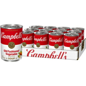 Campbell's Condensed Old Fashioned Vegetable Soup, 10.5 Ounce Can (Case of 12)