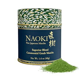 1.4 Ounce (Pack of 1), Superior Blend, Naoki Matcha Superior Ceremonial Blend – Authentic Japanese First Harvest Ceremonial Grade Matcha Green Tea Powder from Uji, Kyoto (40g / 1.4oz)
