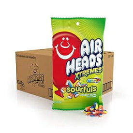 6 Ounce (Pack of 12), Multicolor, Airheads Candy, Xtremes Sourfuls Bag, Rainbow Berry, Non Melting, Bulk Party Bag, 6 oz (Pack of 12)