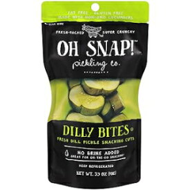 Oh Snap フレッシュディルピクルススナックカット、3.5 オンス (12 個パック) Oh Snap Fresh Dill Pickle Snacking Cuts, 3.5 Ounce (Pack of 12)
