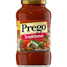 Prego パスタソース、伝統的なイタリアのトマトソース、24 オンス瓶 (12 個パック) Prego Pasta Sauce, Traditional Italian Tomato Sauce, 24 Ounce Jar (Pack of 12)