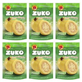 Zuko Guava インスタント粉末ドリンク | ファミリーパック | 砂糖は必要ありません | ビタミンC | 14.1オンス(6個パック) Zuko Guava Instant Powder Drink | Family Pack | No Sugar Needed | Vitamin C | 14.1 Ounce (Pack of 6