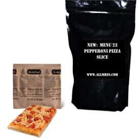 米軍ペパロニピザ MRE - フルミール (メニュー 23) カスタマイズ US Military Pepperoni Pizza MRE - Full Meal (Menu 23) Customized