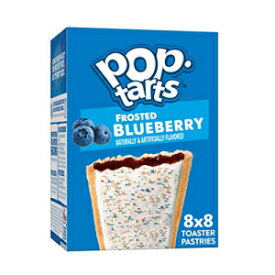 Pop-Tarts Toaster Pastries, Breakfast Foods, Kids Snacks, Frosted Blueberry (64 Pop-Tarts)