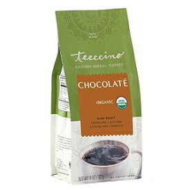 11 Ounce (Pack of 1), Chocolate, Teeccino Chocolaté Chicory Coffee Alternative - Ground Herbal Coffee That’s Prebiotic, Caffeine-Free & Acid Free, Dark Roast, 11 Ounce