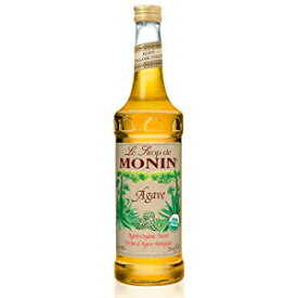 モナン - オーガニック アガベ シロップ、甘くて芳醇な風味、どんな飲み物にも最適、グルテンフリー、非遺伝子組み換え (750 ml) Monin - Organic Agave Syrup, Sweet and Full Flavor, Great for Any Beverage, Gluten-Free, Non-GMO (750 ml