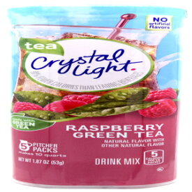 Crystal Light、ラズベリーグリーンティードリンクミックス、1.87オンスキャニスター（3個パック） Crystal Light, Raspberry Green Tea Drink Mix, 1.87-Ounce Canister (Pack of 3)