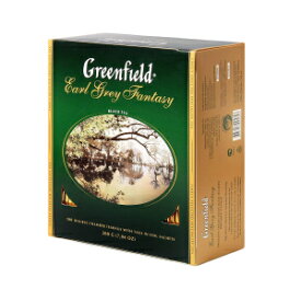グリーンフィールド ティー、アール グレイ ファンタジー、ティーバッグ 100 個、7.04 オンス Greenfield Tea, Earl Grey Fantasy, 100 tea bags,7.04oz