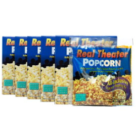 All in One Popcorn Packs - Wabash Valley Farms All Inclusive Popping Kits, Real Theatre Popcorn, Popcorn Kernels for Popcorn Machine, All in One Popcorn Kernels, Popcorn Kit, 5 Packs 5 Kits