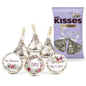 ゲスト用結婚式の記念品 DIY パーソナライズ Hershey's Kisses 3ポンド (約300回のキス) - ウェディングキャンディー Wedding Favors for Guests DIY Personalized Hershey's Kisses 3lbs (Approx 300 Kisses) - Wedding Candy