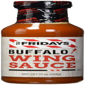 TGI FRIDAYS バッファローウィングソース、13 オンス、6 カウント TGI FRIDAYS Buffalo Wing Sauce, 13 ounce, 6 Count