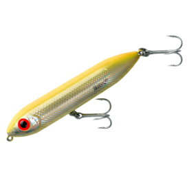 Heddon スーパー スプーク トップウォーター フィッシング ルアー 海水および淡水用、ボーン/シルバー、スーパー スプーク ジュニア (1/2 オンス) Heddon Super Spook Topwater Fishing Lure for Saltwater and Freshwater, Bone/Silver, Super S