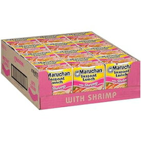 2.25 Ounce (Pack of 12), Instant Lunch, Shrimp, Maruchan Instant Lunch Shrimp Flavor, 2.25 Oz(Pack of 12)