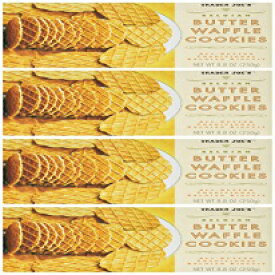 Trader Joe's Belgian Butter Waffle Cookies,8.8 Ounce (Pack of 4)