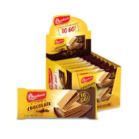 Bauducco ミニクリスピーウエハースクッキー、1回分、チョコレート、1.41オンス、12個入りボックス Bauducco Mini Crispy Wafer Cookies, Single Serve, Chocolate, 1.41 oz., Box of 12