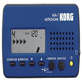コルグ MA1BL ビジュアルビートカウンティングメトロノーム ブルー Korg MA1BL Visual Beat Counting Metronome, Blue