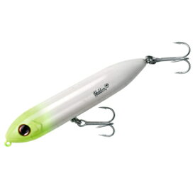 Heddon Super Spook Topwater Fishing Lure for Saltwater and Freshwater, White/Chartreuse Head, Super Spook Jr (1/2 oz)