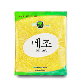 ROM AMERICA Premium Hulled Millet Natural Whole Grain | High Protein Low Carb Gluten-Free Alternative to Rice | Ancient Grain Healthy Superfood 메조 - 2 Pound (Pack of 1)