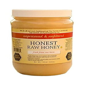 2.75ポンド（1パック）、生蜂蜜、正直な生蜂蜜、純粋な天然アメリカ産蜂蜜、44オンス 2.75 Pound (Pack of 1), Raw Honey, Honest Raw Honey, Pure Natural American Honey, 44 Ounce