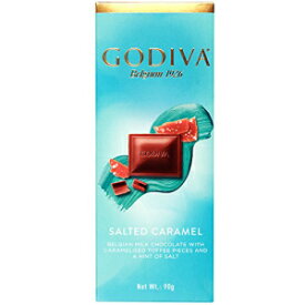 ゴディバ ピュアミルクチョコレート＆塩キャラメルバー 90g Godiva Pure Milk Chocolate & Salted Caramel Bar 90g