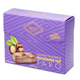 ダイヤモンドベーカリー プレミアムハワイアンマカダミアナッツショートブレッドクッキー タロイモ Diamond Bakery Premium Hawaiian Macadamia Nut Shortbread Cookies, Taro