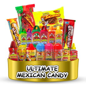 Lucas Ultimate Candy Assortment プレミアム メキシカン キャンディー (18 個) 甘く、酸っぱく、スパイシーなキャンディーをすべて 1 つのバンドルにまとめた Dulces Mexicanos は誰へでもぴったりのギフトになります バラエティ スナック パック Lucas