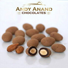Andy Anand ダークチョコレート トリュフ アーモンド、素晴らしい - おいしい - 退廃的なギフトボックス入り & グリーティングカード、誕生日、バレンタイン、クリスマス、グルメ食品、母の日、父の日、記念日、結婚式、お見舞いギフト Andy Anand Dark Choco