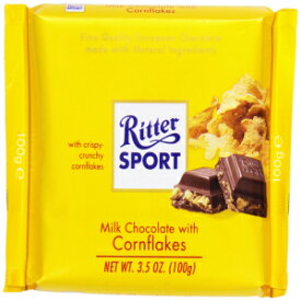 Ritter Sport, Milk Chocolate with Cornflakes, 3.5 oz