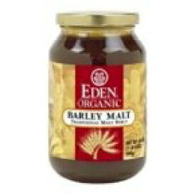 Eden Foods オーガニック大麦モルトシロップ、20 オンス - 1 ケースあたり 12 個。 Eden Foods Organic Barley Malt Syrup, 20 Ounce - 12 per case.